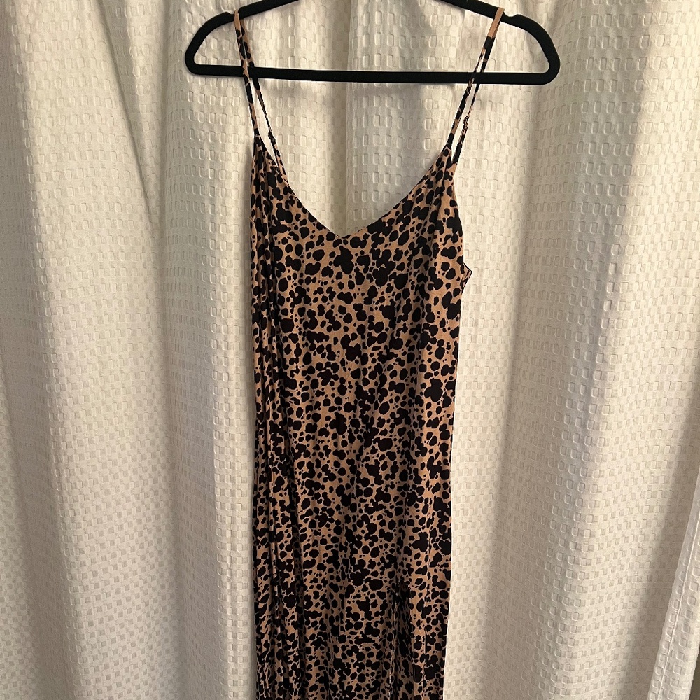 Reformation midi slit dress